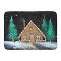 Micasa Welcome Lodge Christmas Log Home Machine Washable Memory Foam Mat MI887587